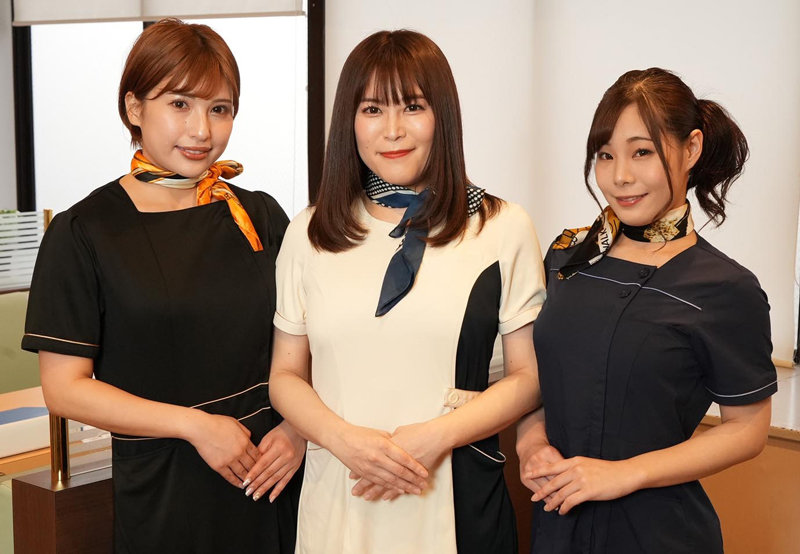 メンズエステでボインとデカ尻パンチラに勃起したペニスがエステシャンの股間にアタック!ハァハァが止まらずオイルまみれで内緒の回春マッサージしてくれました 13枚目